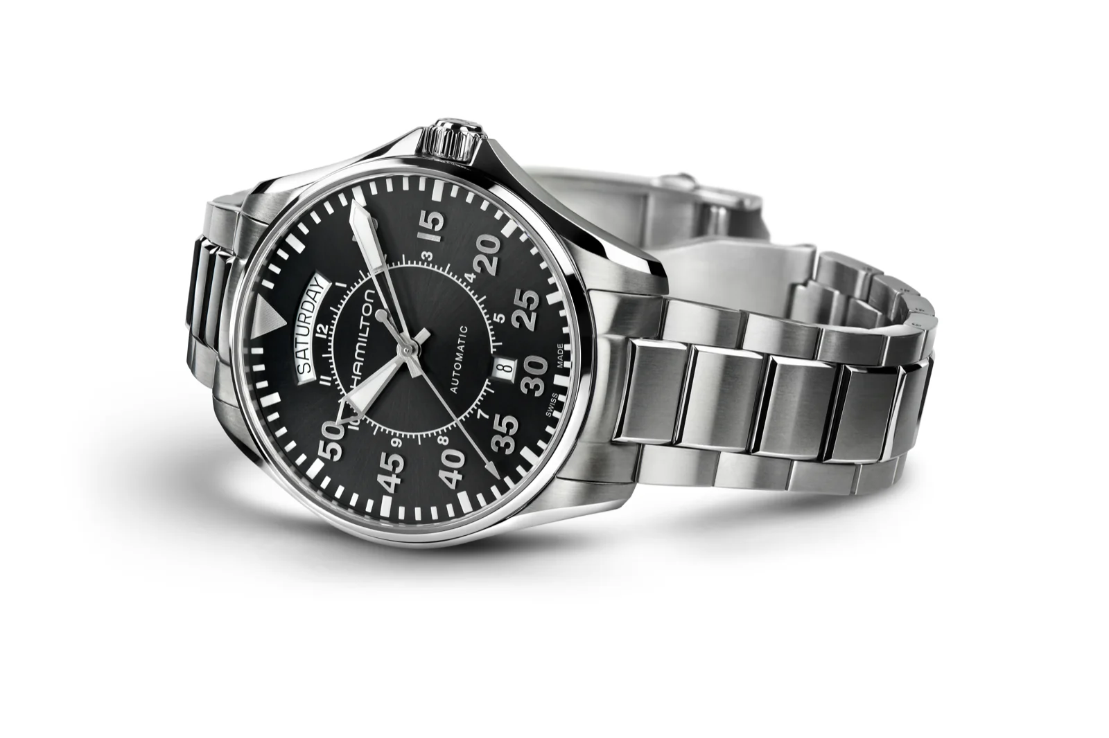 Hamilton Khaki Aviation Pilot Day Date Watch Automatic - Image 3