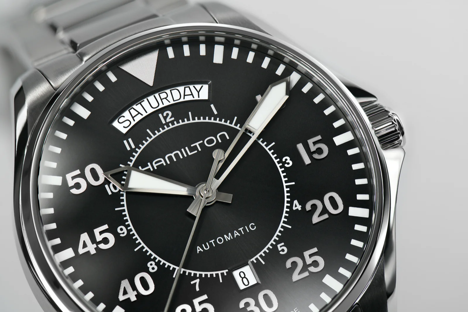 Hamilton Khaki Aviation Pilot Day Date Watch Automatic - Image 4
